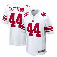 Nike Cam Skattebo New York Giants Game Jersey White