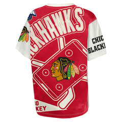 Chicago Blackhawks Outerstuff Youth Top Player T-Shirt - Cream - NHL 203265379