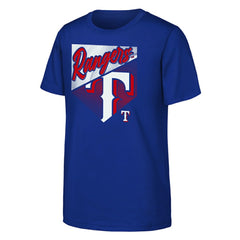 Texas Rangers Outerstuff Youth Prime Plate T-Shirt - Royal - MLB Discount