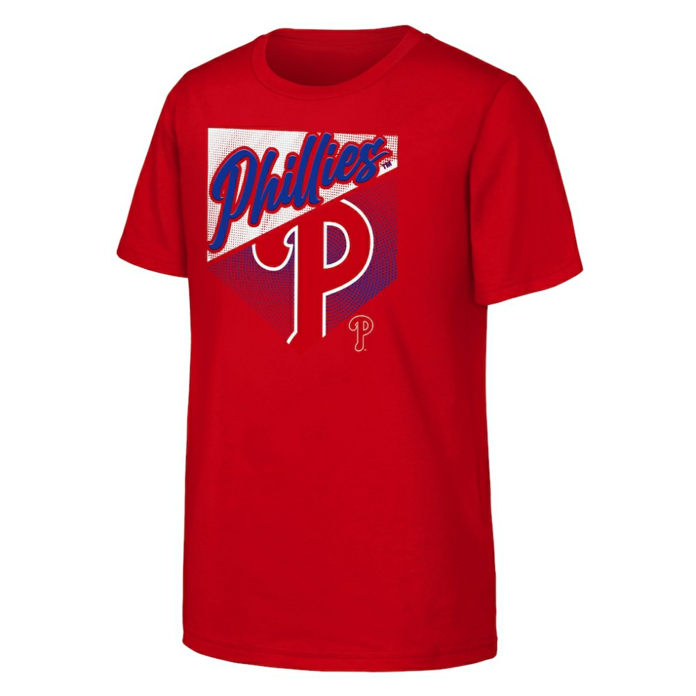 Philadelphia Phillies Outerstuff Youth Prime Plate T-Shirt - Red - MLB Sale