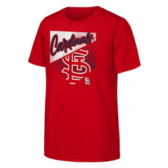 St. Louis Cardinals Outerstuff Youth Prime Plate T-Shirt - Red - MLB Discount