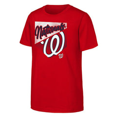 Washington Nationals Outerstuff Youth Prime Plate T-Shirt - Red - MLB on Sale