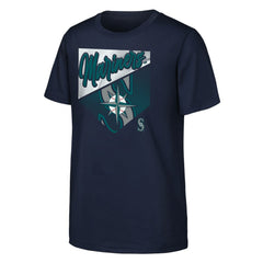 Seattle Mariners Outerstuff Youth Prime Plate T-Shirt - Navy - MLB Online