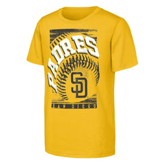 San Diego Padres Outerstuff Youth Speed Pitch T-Shirt - Gold - MLB Online
