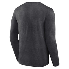 Boston Red Sox Team Lockup Long Sleeve T-Shirt - Charcoal - MLB Sale