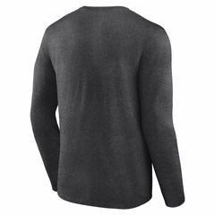 Cincinnati Reds Team Lockup Long Sleeve T-Shirt - Charcoal - MLB Discount
