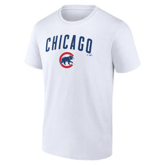 Chicago Cubs Team Lockup T-Shirt - White - MLB Sale
