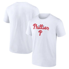 Philadelphia Phillies Team Lockup T-Shirt - White - MLB on Sale