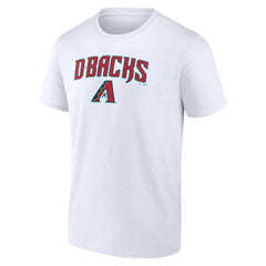 Arizona Diamondbacks Team Lockup T-Shirt - White - MLB on Sale