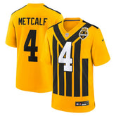 Nike DK Metcalf Pittsburgh Steelers Alternate 1933 Throwback Game Jersey Gold