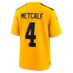 Nike DK Metcalf Pittsburgh Steelers Alternate 1933 Throwback Game Jersey Gold