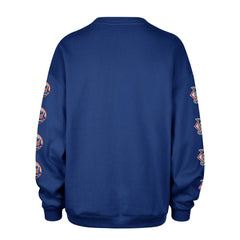 New York Mets '47 Women's Trendy Team Go Big Oversized Sweatshirt - Royal - 47 brand Lifestyle