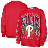 Philadelphia Phillies '47 Women's Trendy Team Go Big Oversized Sweatshirt - Red - 47 brand Sale