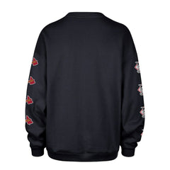 Atlanta Braves '47 Women's Trendy Team Go Big Oversized Sweatshirt - Navy - 47 brand on Sale