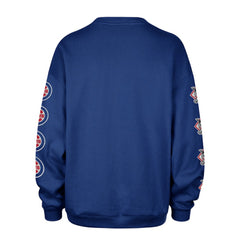 Chicago Cubs '47 Women's Trendy Team Go Big Oversized Sweatshirt - Royal - 47 brand Online