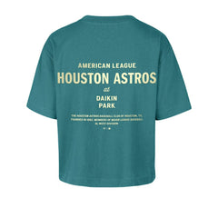 Houston Astros '47 Women's Contemporary Basics Leon City T-Shirt - Teal - 47 brand Discount
