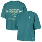 Boston Red Sox '47 Women's Contemporary Basics Leon City T-Shirt - Teal - 47 brand Online