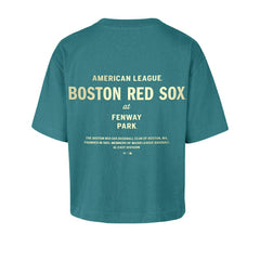 Boston Red Sox '47 Women's Contemporary Basics Leon City T-Shirt - Teal - 47 brand Online