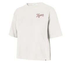 Detroit Tigers '47 Women's Love Letter Reed City T-Shirt - Cream - 47 brand on Sale