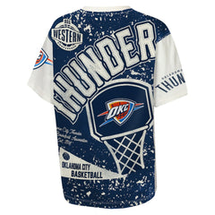 Oklahoma City Thunder Outerstuff Youth Top Player All-Over-Print T-Shirt Cream