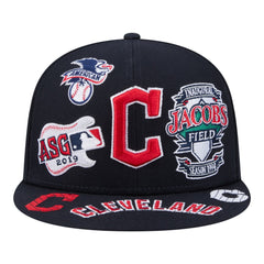 Cleveland Guardians New Era All Over 59FIFTY Fitted Hat - Navy - New Era Sale