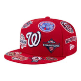 Washington Nationals New Era All Over 59FIFTY Fitted Hat - Red - New Era Discount