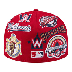 Washington Nationals New Era All Over 59FIFTY Fitted Hat - Red - New Era Discount