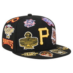 Pittsburgh Pirates New Era All Over 59FIFTY Fitted Hat - Black - New Era Lifestyle