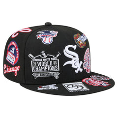 Chicago White Sox New Era All Over 59FIFTY Fitted Hat - Black - New Era Sale