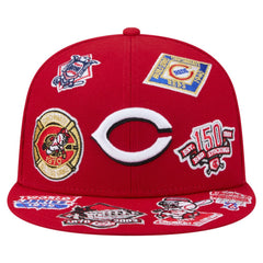 Cincinnati Reds New Era All Over 59FIFTY Fitted Hat - Red - New Era Online