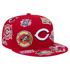 Cincinnati Reds New Era All Over 59FIFTY Fitted Hat - Red - New Era Online