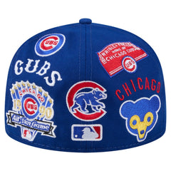 Chicago Cubs New Era All Over 59FIFTY Fitted Hat - Royal - New Era Lifestyle