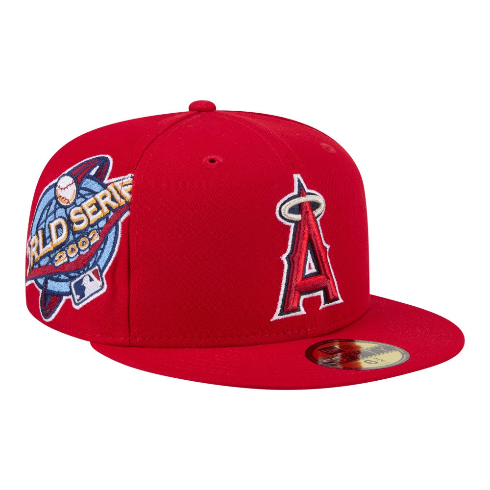 Los Angeles Angels New Era Hidden Hit 59FIFTY Fitted Hat - Red - New Era Discount