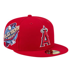 Los Angeles Angels New Era Hidden Hit 59FIFTY Fitted Hat - Red - New Era Discount