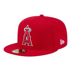 Los Angeles Angels New Era Hidden Hit 59FIFTY Fitted Hat - Red - New Era Discount