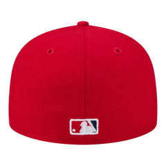 Los Angeles Angels New Era Hidden Hit 59FIFTY Fitted Hat - Red - New Era Discount