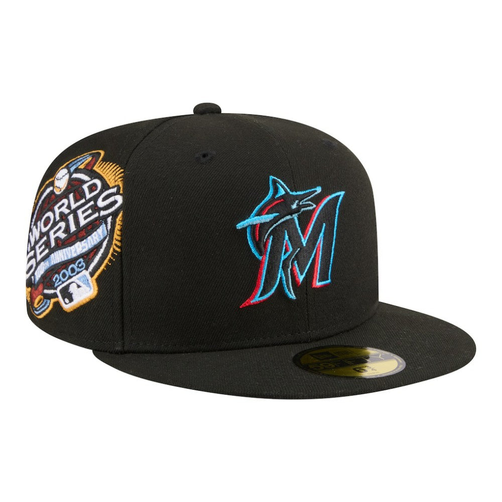 Miami Marlins New Era Hidden Hit 59FIFTY Fitted Hat - Black - New Era Online