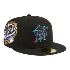 Miami Marlins New Era Hidden Hit 59FIFTY Fitted Hat - Black - New Era Online