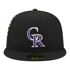 Colorado Rockies New Era Hidden Hit 59FIFTY Fitted Hat - Black - New Era on Sale