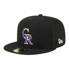 Colorado Rockies New Era Hidden Hit 59FIFTY Fitted Hat - Black - New Era on Sale