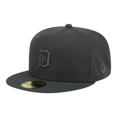 Detroit Tigers New Era Color Pack 59FIFTY Fitted Hat - Charcoal - New Era Discount