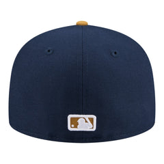 Chicago Cubs New Era Two-Tone Color Pack 59FIFTY Fitted Hat - Navy/Khaki - New Era Lifestyle