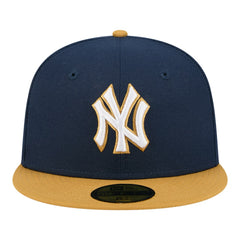 New York Yankees New Era Two-Tone Color Pack 59FIFTY Fitted Hat - Navy/Khaki - New Era on Sale