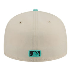 Philadelphia Phillies New Era Two-Tone Color Pack 59FIFTY Fitted Hat - Light Beige/Turquoise - New Era Lifestyle