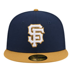 San Francisco Giants New Era Two-Tone Color Pack 59FIFTY Fitted Hat - Navy/Khaki - New Era Lifestyle