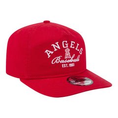 Los Angeles Angels New Era Stacked 19TWENTY Adjustable Hat - Red - New Era on Sale