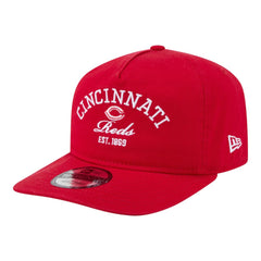 Cincinnati Reds New Era Stacked 19TWENTY Adjustable Hat - Red - New Era Lifestyle