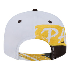 San Diego Padres New Era 9FIFTY Snapback Hat - White/Brown - New Era Discount