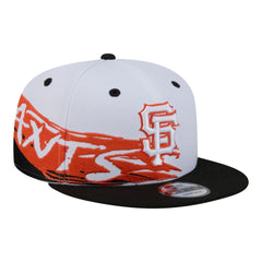 San Francisco Giants New Era Swept 9FIFTY Snapback Hat - White - New Era Lifestyle