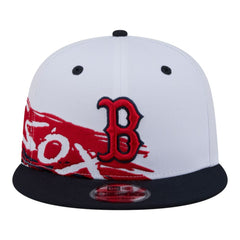 Boston Red Sox New Era 9FIFTY Snapback Hat - White/Navy - New Era Lifestyle